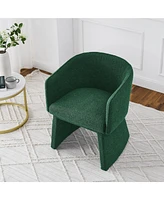 Streamdale Furniture Modern style simple and elegant chair, green leisure chair, suitable for dining/bedroom/living room/reception desk (assembly requ