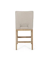 Streamdale Furniture 27 Inch Counter Stools, Set Of 2,Fabric