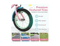 Hongge Kids Bike with Adjustable Handlebar and Saddle Pink