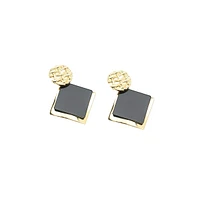 Sohi Women's Block Drop Earrings