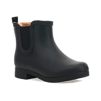 Chooka Womens Delridge Faux Fur Mid Rain Boot