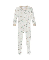 Gerber Baby Boys Snug Fit Footed Pajamas, 2-Pack, Desert Animals