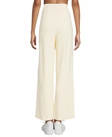 Three Dots Women's Nova Solid-Color Wide-Leg Pull-On Pants