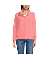 Lands' End Women's Anyweather Fleece Snap Front Jacket