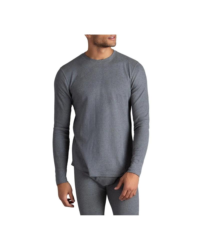 Watson'S Men's Waffle Long Sleeve Thermal Crew