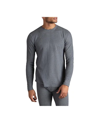 Watson'S Men's Waffle Long Sleeve Thermal Crew