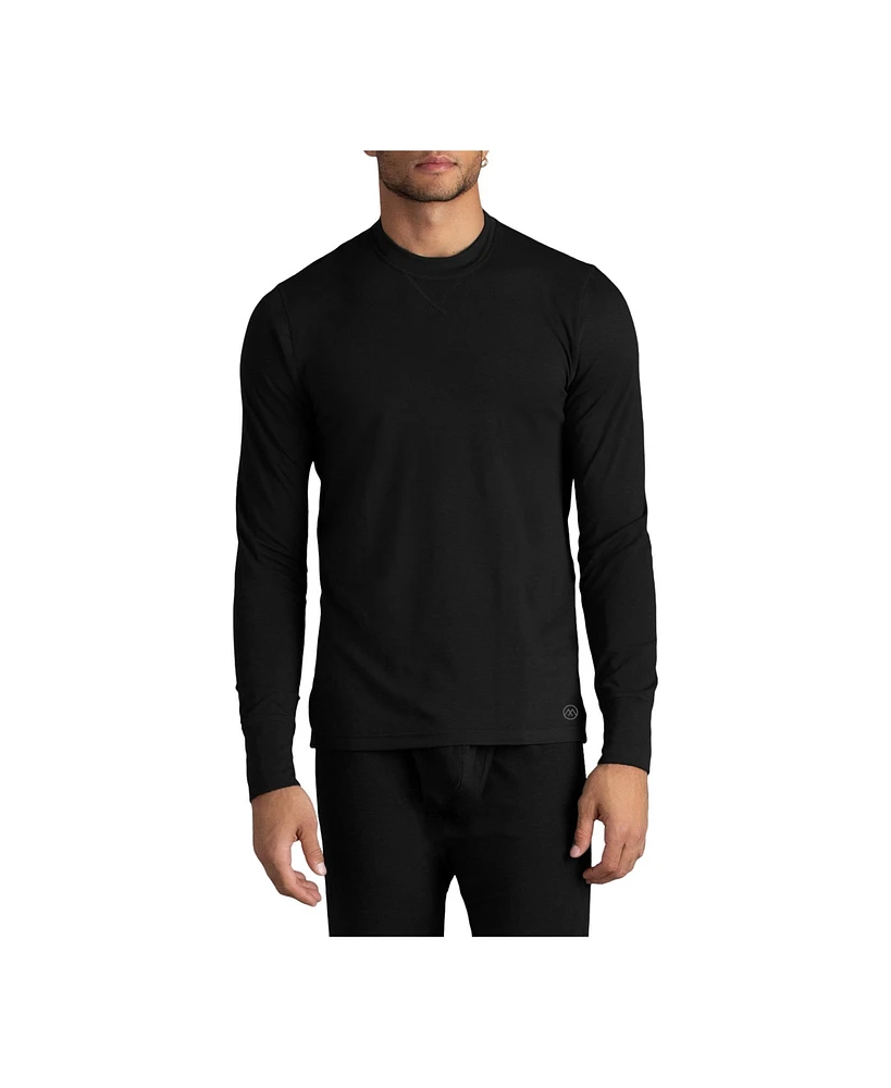 Watson'S Men's Heat Baselayer Thermal Long Sleeve Crew Undershirt