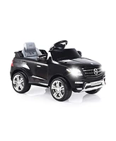 Sugift 6V Mercedes Benz Kids Ride on Car with MP3+Rc-Black