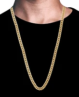 Blackjack Men's Miami Cuban Link 24" Chain Necklace (12mm) in Stainless Steel