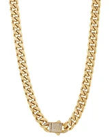Blackjack Men's Miami Cuban Link 24" Chain Necklace (12mm) in Stainless Steel