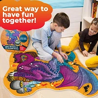 Quokka 2x3 Feet Giant Shaped Glitter Floor Puzzles for Kids Ages 3-5