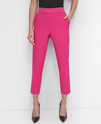 Dkny Women's Elastic-Back Pull-On Ankle Pants