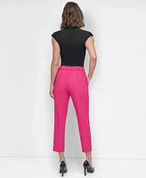 Dkny Women's Elastic-Back Pull-On Ankle Pants