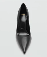 Mango Women's Leather Pumps