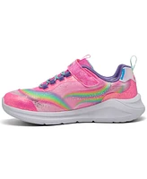 Skechers Little Girls S-Lights: Unicorn Chaser Stay-Put Closure Light-Up Casual Sneakers from Finish Line