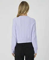French Connection Women's Metallic Tweed Knit Cardigan