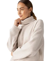 Sanctuary Women's Turtleneck Sweatshirt