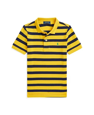 Polo Ralph Lauren Toddler and Little Boys Striped Cotton Mesh Shirt