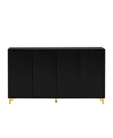 Slickblue Luxury Adjustable Storage Cabinet Stylish Organization Solution for Your Living Room