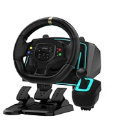 Doyo 1080 Degree Steering Wheel for Pc Racing wheel, Xbox Steering Wheel and Pedals with Shifter for Game PS4 /Xbox One, Series X|S/Playstation 3 /Nin