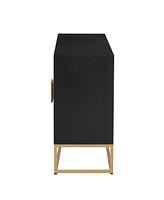 Slickblue Luxury Cabinet with Unique Support Legs & Adjustable Shelves Elegant Storage Solution for Any Room