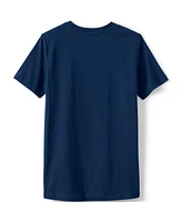 Lands' End Big Boys Husky Short Sleeve Graphic Tee