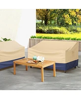 Gouun Patio Furniture Cover with Padded Handle and Click-Close Straps