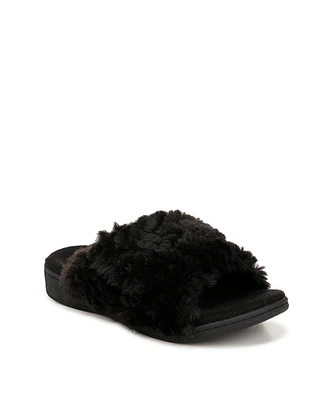 Vionic Womens Relax Ii Open Toe Slippers