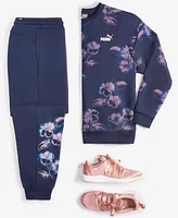 Puma Women's Essentials Floral Vibes Crewneck Sweatshirt