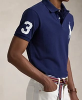 Polo Ralph Lauren Men's Big Pony Custom Slim Fit Mesh