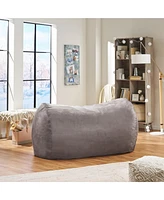 Asher Soft Microfiber Suede 6.5 Ft Cylinder Bean Bag