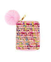 Tiny Treats + Zomi Gems Girls Tweed Mix Wallet, Pink