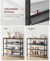 Songmics Home 4-Tier Shoe Rack for Entryway