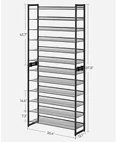 Songmics Home 12-Tier Shoe Rack