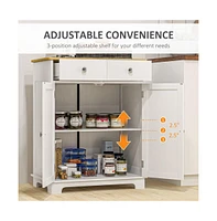 Slickblue Durable Kitchen Storage Cabinet for Optimized Organization and Practical Kitchen Solutions