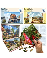Quokka 3SET 100 Pieces Dementia Puzzles for Elderly - 9 Memory Flashcards
