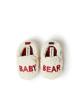 Dearfoams Baby Boys Buffalo Check Bear Closed Back Slipper