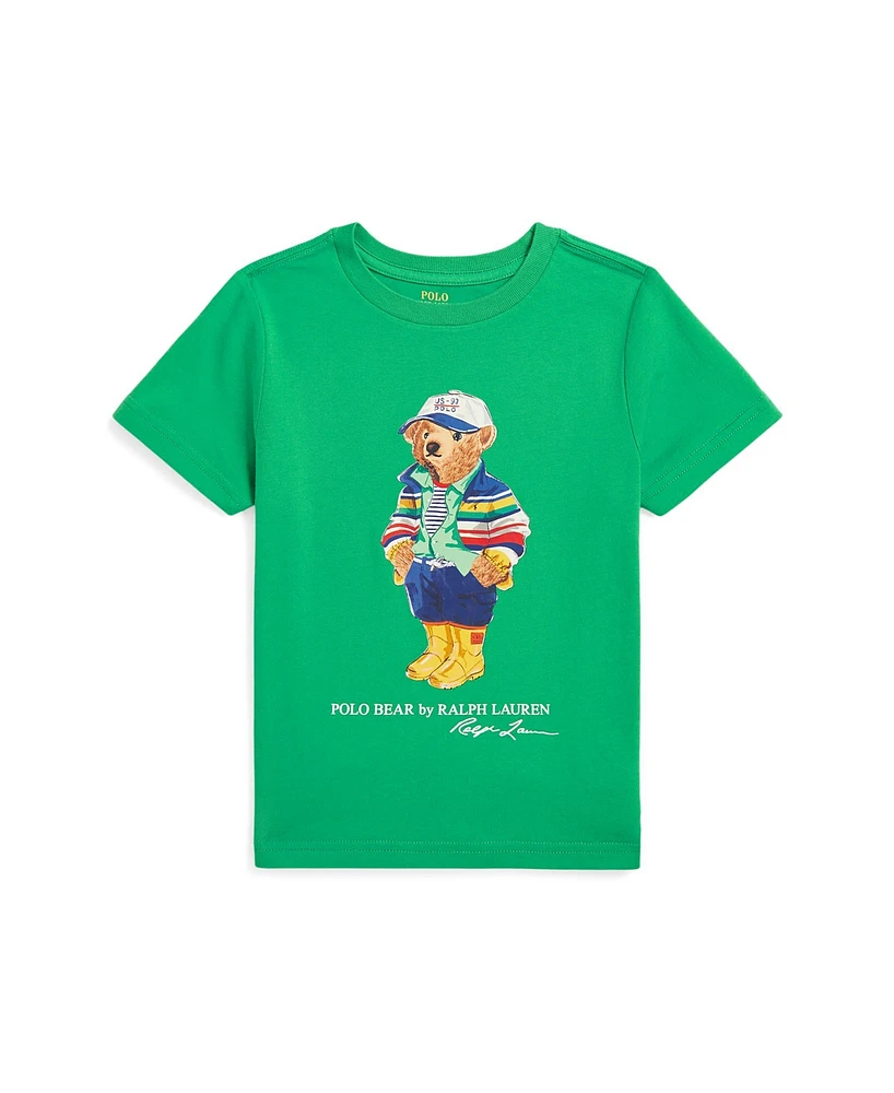 Polo Ralph Lauren Toddler and Little Boys Bear Cotton Jersey Tee