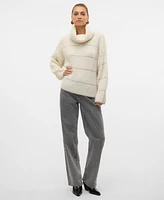 Vero Moda Women's Shila Long-Sleeve Cowlneck Sweater