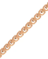 Bulova Men's Rose Gold-Tone Stainless Steel Link Bracelet