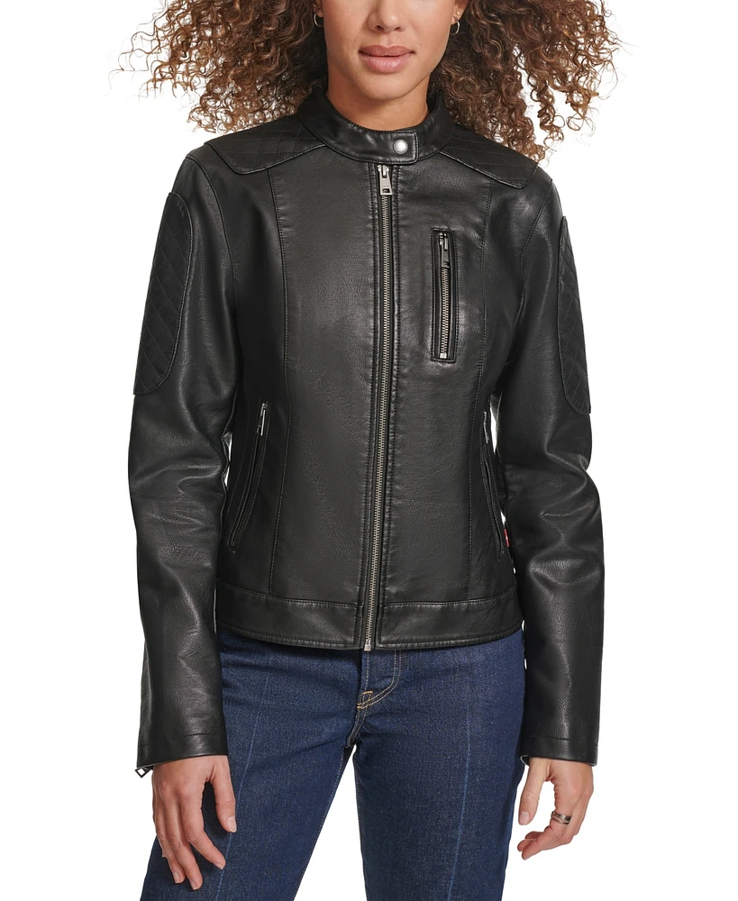 Levi's Women's Faux Leather Biker Jacket