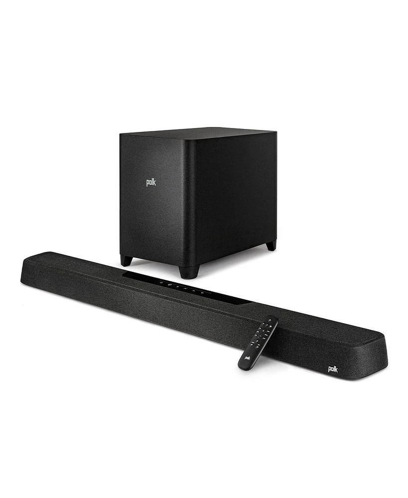 Polk Audio MagniFi Max Ax 6.1 Channel Soundbar System with Dolby Atmos/Dts:X and 10” Wireless Subwoofer