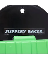 Slippery Racer Kid Foldable Outdoor Winter Ski Scooter Snow Sled, Green (3 Pack