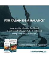 Host Defense CordyChi Capsules - Energy & Immune Support Supplement
