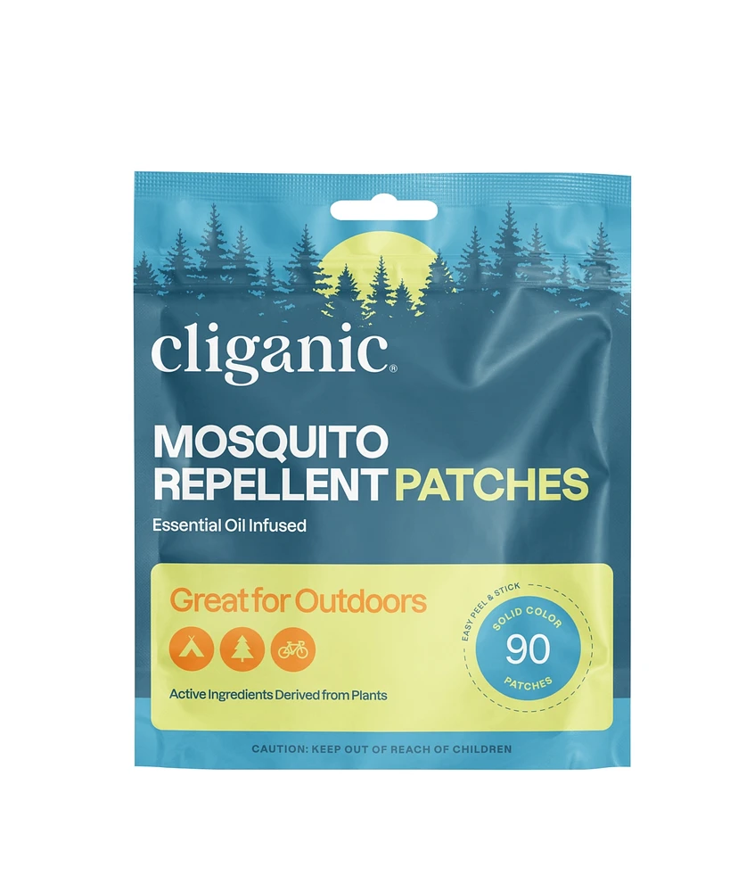 Cliganic Repellent Patches, Adult Solid Colors