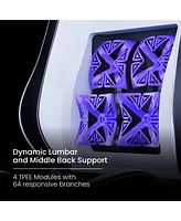 Vertagear SL5800 Ergonomic Large Gaming Chair featuring ContourMax Lumbar & VertaAir Seat systems - Rgb Led Kits Upgradeable Burgundy Red