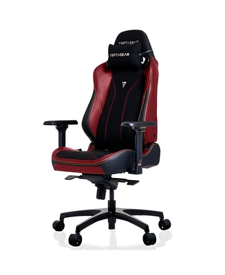 Vertagear SL5800 Ergonomic Large Gaming Chair featuring ContourMax Lumbar & VertaAir Seat systems - Rgb Led Kits Upgradeable Burgundy Red