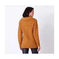 Etcetera Women's Mixed Stitch Zip Sweater Lillehammer