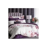 Togas Wilma Duvet cover Queen violet-white