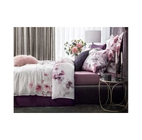 Togas Wilma Duvet cover Queen violet-white